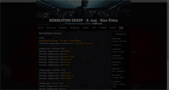 Desktop Screenshot of demolitiongroup.si