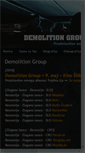 Mobile Screenshot of demolitiongroup.si