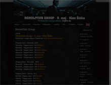 Tablet Screenshot of demolitiongroup.si